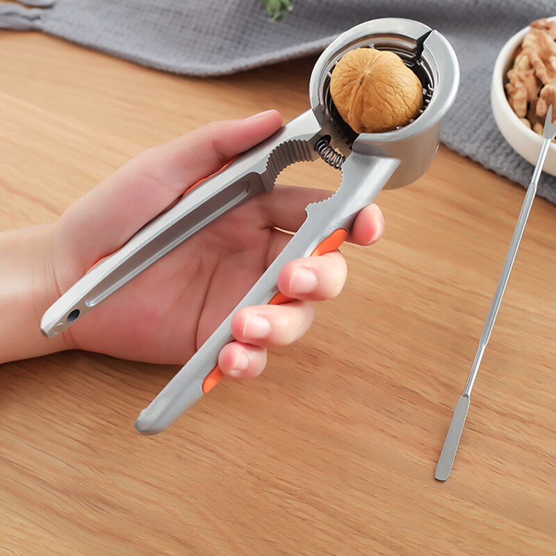 Кухненски инструмент за черупки за ядки Скоба Клещи Крекер Цинкова сплав Лешникотрошачка Черупки Бадем Орех Пекан Лешник Лешник Ядка