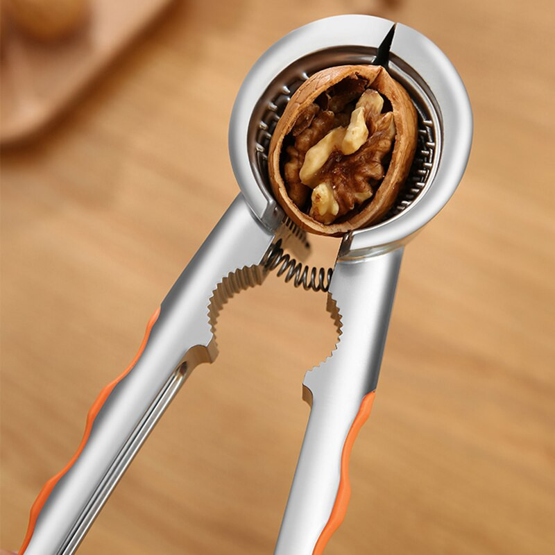 Кухненски инструмент за черупки за ядки Скоба Клещи Крекер Цинкова сплав Лешникотрошачка Черупки Бадем Орех Пекан Лешник Лешник Ядка