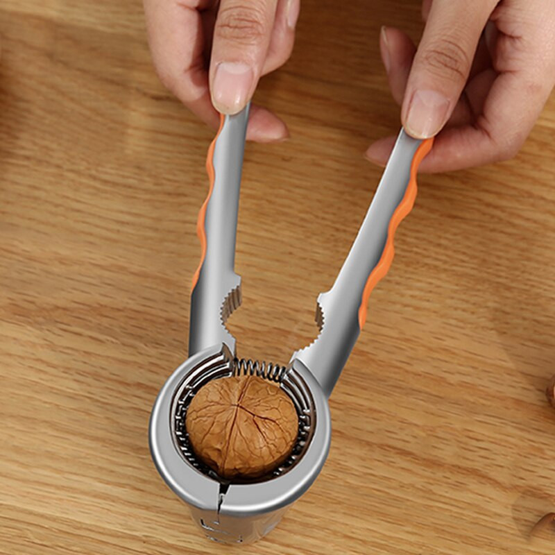 Кухненски инструмент за черупки за ядки Скоба Клещи Крекер Цинкова сплав Лешникотрошачка Черупки Бадем Орех Пекан Лешник Лешник Ядка