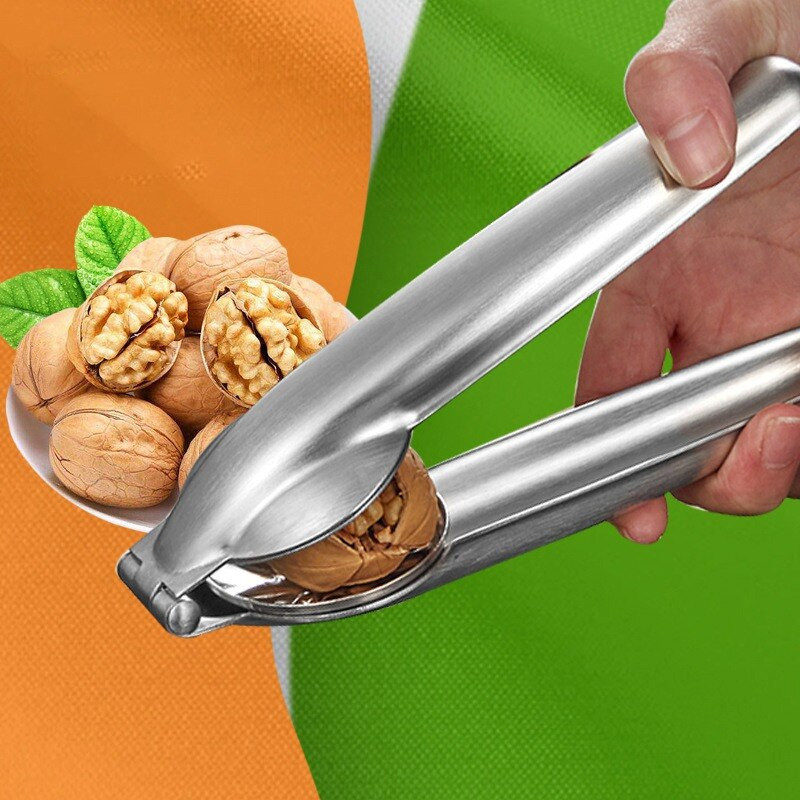 Неръждаема стомана 2 в 1 Quick Chestnut Щипка Орехови клещи Метална трошачка за ядки Черупка Отварачка за ядки Кухненски инструменти Резачка Джаджи