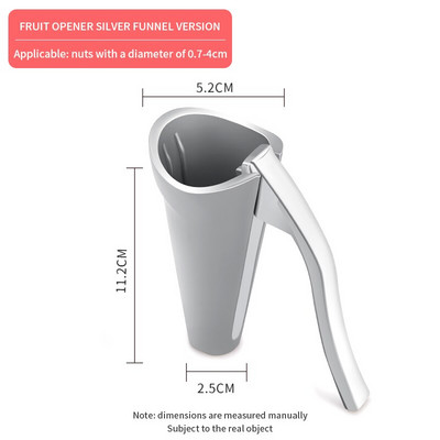 Скоба за кестен Отварачка във формата на фуния Многофункционална лешникотрошачка Резачка за орехи Скоба Скоба за гайки Клещи за обелване Кухненска джаджа Инструменти