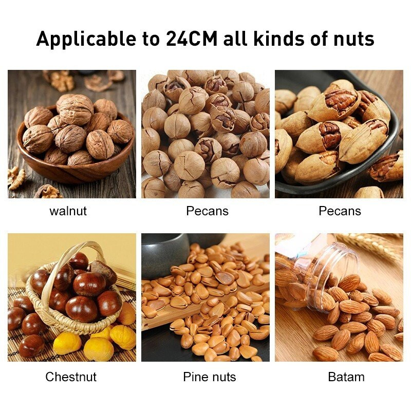 Nešiojamas Pekano riešutų spaustukas, patogus profesionalus lazdyno riešutų riešutų riešutų lazdyno riešutų spaustukas, veiksmingas virtuvės įtaiso įrankis