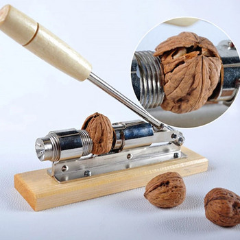 Ръчна отварачка за макадамия Машина за трошане на ядки Машина за крекер за орехи Машина за лешници Кухненска скоба Инструмент за щипка за бадеми