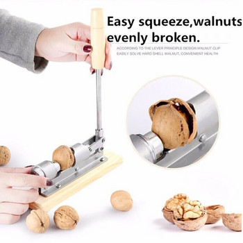 Εγχειρίδιο Macadamia Nut Opener Nut Cracker Machine Cracker Walnut Duty Machine φουντουκιού Σφιγκτήρας κουζίνας Crack Almond Clip Εργαλείο