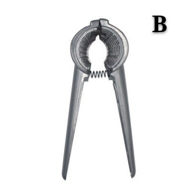 Цинкова сплав Nutcrocker Sheller Crack бадем орех орех пекан лешник лешник l Clamp Plier CrackerNut Kitchen Nut Sheller Clip Tool