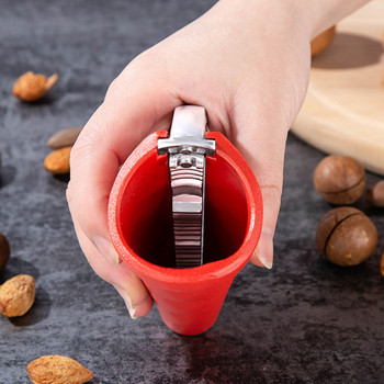 Πένσα φουντουκιού καρυδιάς Quick Chestnut Gadgets Clip Sheller Opener Cutter Πένσα Σχήμα χωνιού Εργαλεία κουζίνας από κράμα ψευδαργύρου