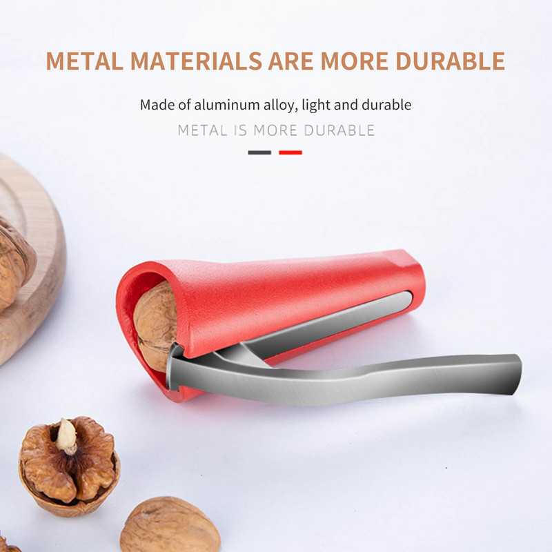 Лешник Орех Клещи Quick Chestnut Gadgets Щипка Шелер Отварачка Резачка Скоба Клещи Форма на фуния Цинкова сплав Кухненски инструменти