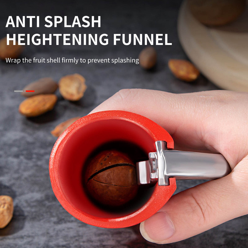 Лешник Орех Клещи Quick Chestnut Gadgets Щипка Шелер Отварачка Резачка Скоба Клещи Форма на фуния Цинкова сплав Кухненски инструменти