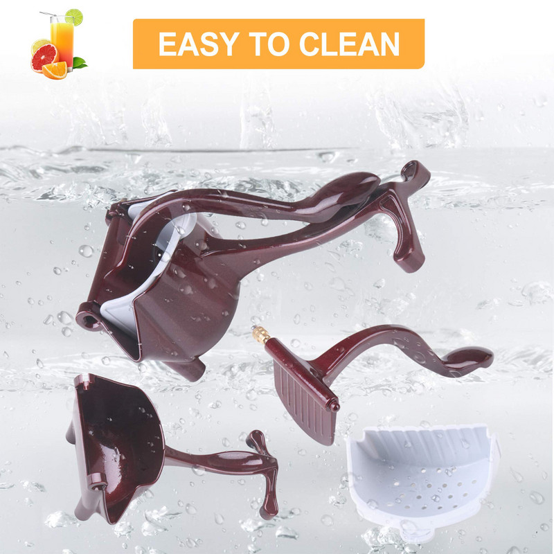 Rankinė vaisių sulčiaspaudė aliuminio lydinio rankinė sulčių spaudimo mašinėlė Granatų apelsinų citrinų cukranendrių sulčių įrankiai virtuvei