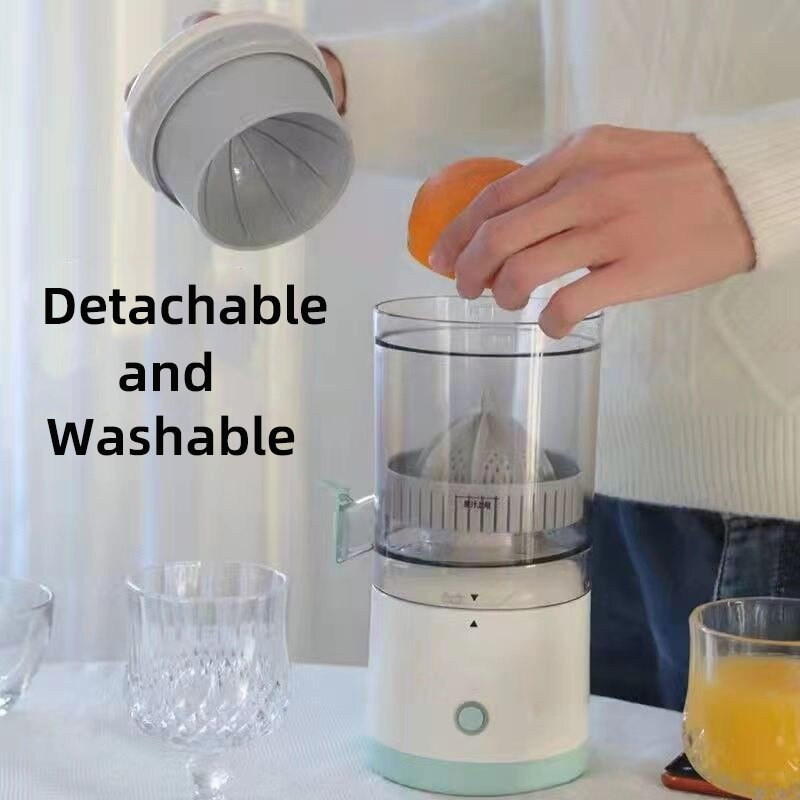 USB elektrinė apelsinų sulčiaspaudė mini vaisių spaudimo belaidė lėta sulčiaspaudė Įkraunama apelsinų citrinų sulčių gaminimo mašina, nešiojama spaudyklė