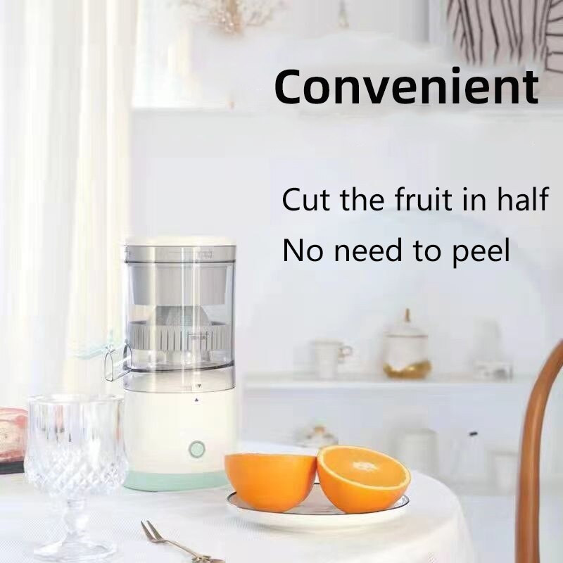 USB elektrinė apelsinų sulčiaspaudė mini vaisių spaudimo belaidė lėta sulčiaspaudė Įkraunama apelsinų citrinų sulčių gaminimo mašina, nešiojama spaudyklė