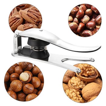 Gadgets κοπής ανοιχτήρι παξιμαδιών 2 σε 1 Quick Chestnut Clip Πένσα καρυδιάς Μεταλλικός Καρυοθραύστης Sheller Εργαλεία Κουζίνας Κόφτης από ανοξείδωτο χάλυβα