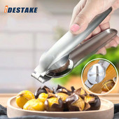 Преносими крекери за кестени Скоба за трошачка Скоба за белене на ядки Инструмент за отваряне на кестени Скоба за орехи от неръждаема стомана 304 Кухненски джаджи