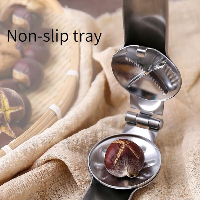 Отварачка за кестени, щипка за нож за белене на кестени, артефакт за белене и черупки, машина за напречно рязане, кухненски инструменти