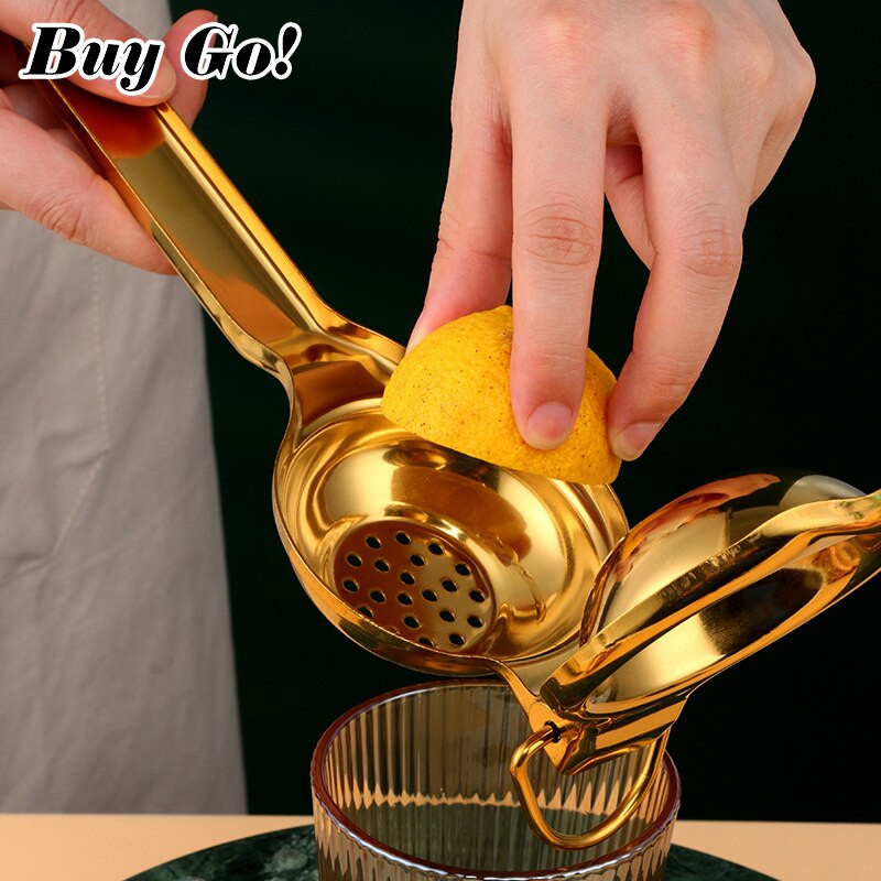 Голям размер Домакинска Плодове Лимон Ръчна сокоизстисквачка Цитрус Портокал Ръчна преса Преса Машина Издръжлив кухненски инструмент от неръждаема стомана