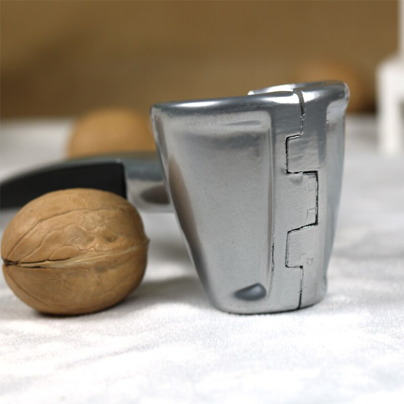 Лешникотрошачка алуминиева домашна трошачка Държач за ядки фуния кухненски инструменти Машина за пресоване на орехи фъстъци Шелер schiaccianoci