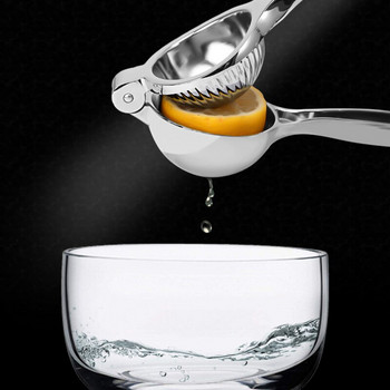 Сокоизстисквачка за лимон от неръждаема стомана Ръчна ръчна изстисквачка за плодове от неръждаема стомана Преса Кухненски инструменти Кухненски джаджи Изстисквачка за портокал