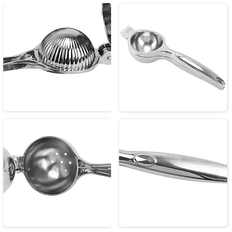 Сокоизстисквачка за лимон от неръждаема стомана Ръчна ръчна изстисквачка за плодове от неръждаема стомана Преса Кухненски инструменти Кухненски джаджи Изстисквачка за портокал