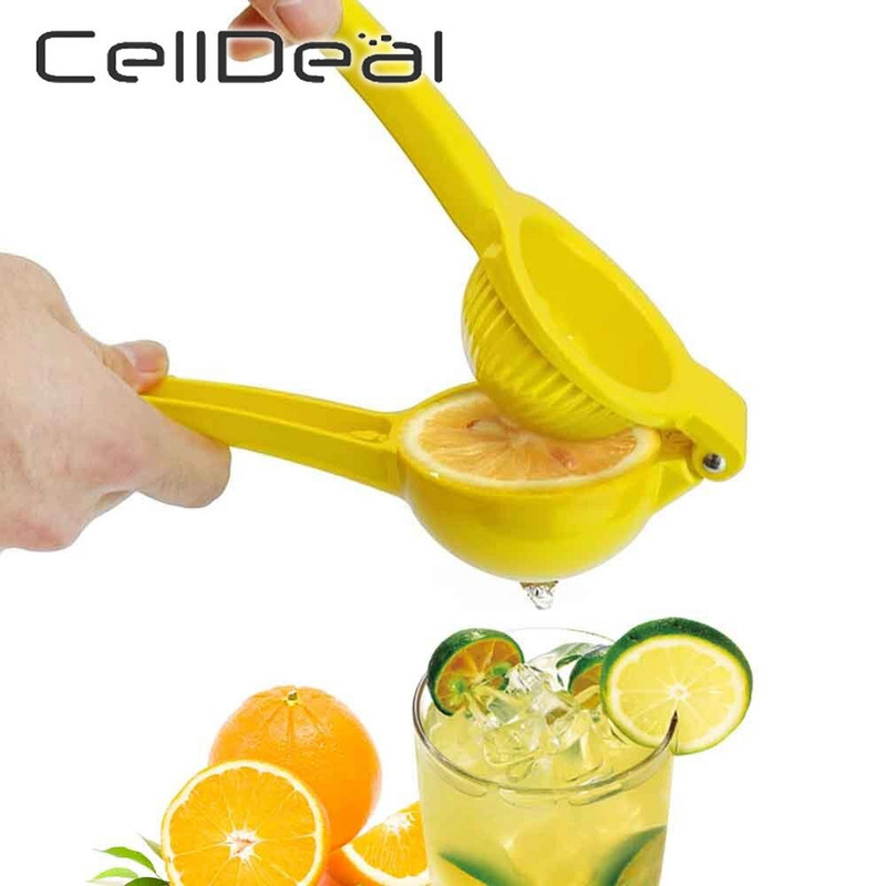 Алуминиева сплав Лимоноизстисквачка Ръчна двойна купа Лимон Лайм изстисквачка Ръчна портокалова цитрусова сокоизстисквачка Кухненски инструменти