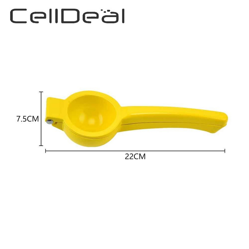 Алуминиева сплав Лимоноизстисквачка Ръчна двойна купа Лимон Лайм изстисквачка Ръчна портокалова цитрусова сокоизстисквачка Кухненски инструменти