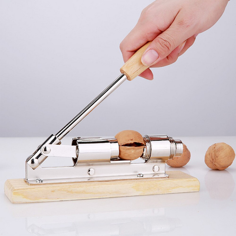 Heavy Duty Pecan Filbert Орех Орех Лешник Лешник Cracker Лешникотрошачка Скоба Клещи Sheller Crack Almond Kitchen Clip Tool