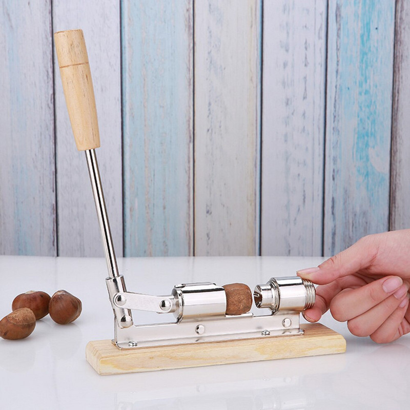 Heavy Duty Pecan Filbert Орех Орех Лешник Лешник Cracker Лешникотрошачка Скоба Клещи Sheller Crack Almond Kitchen Clip Tool