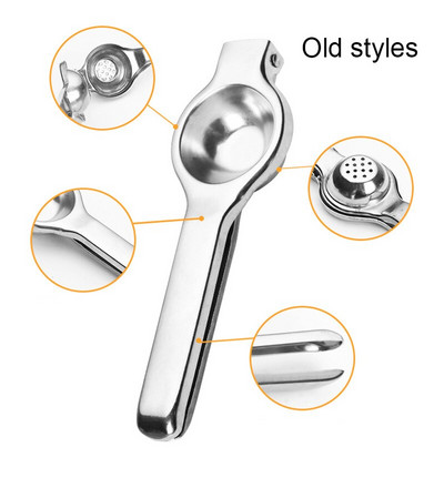 Кухненски инструменти Лимоноизстисквачка Портокалова сокоизстисквачка от неръждаема стомана Разбивачи за плодов сок Преса с бърза дръжка Многофункционален инструмент