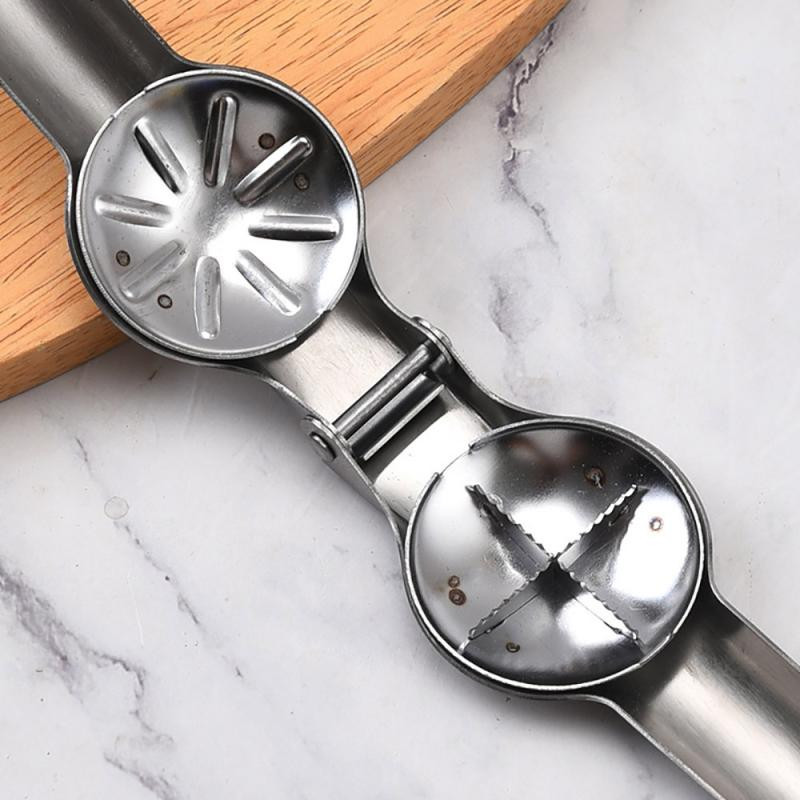 Nehrđajući čelik 2 u 1 Quick Chestnut Clip Kuhinjski dodaci Kliješta za orahe Metalni razbijač oraha Otvarač za orahe Rezač Naprave