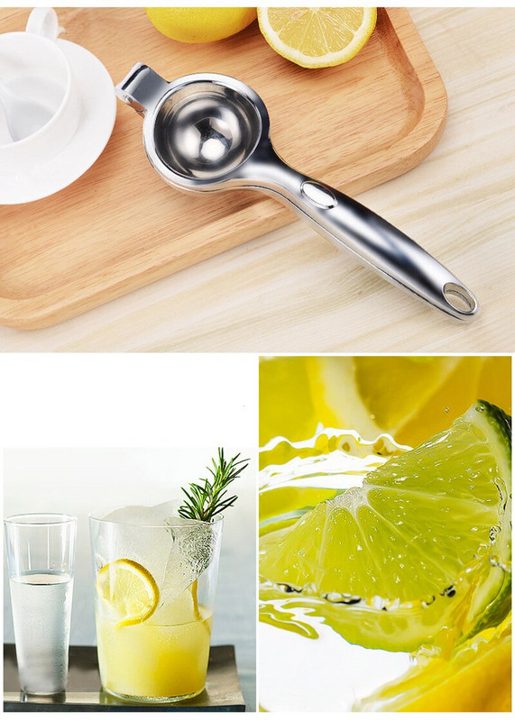 Кухненски инструменти Лимоноизстисквачка Портокалова сокоизстисквачка от неръждаема стомана Разбивачи за плодов сок Преса с бърза дръжка Многофункционален инструмент