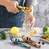 Kézi rozsdamentes acél citromfacsaró kézi narancsfacsaró citromgyümölcsfacsaró Citrusprésgép Konyhai tartozékok