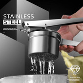 Ръчна изстисквачка от неръждаема стомана 304 Дехидратор за зеленчукова плънка Портокал Лимон Захарна тръстика Сок от пресни плодове Ябълкова сокоизстисквачка