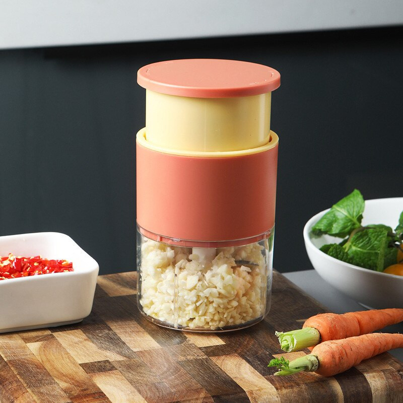 320ML кухненски аксесоари Месомелачка Трошачка за чесън Преса Ренде Многофункционален безопасен чопър Инструменти Резачка за зеленчуци