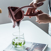Gyümölcscentrifuga kézi rozsdamentes acél mini citrusfacsaró DIY Narancs Citrom Gyümölcsfacsaró Frisslé szerszám Konyhai eszköz
