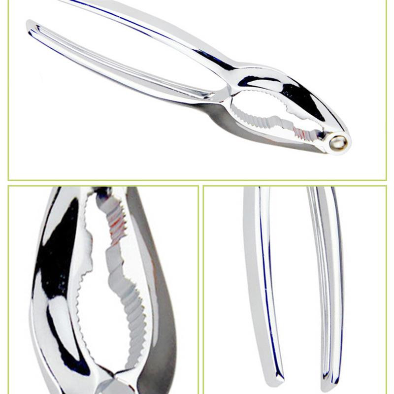 Цинкова сплав Бърза трошачка за орехи Лешникотрошачка Шелер гайки Метални пекани Отварачка за раци Кухненски инструмент Отварачка за орехи Клещи за орехи Орехи