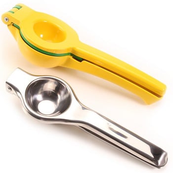 2 σε 1 Χειροκίνητος αποχυμωτής Premium Quality Lime Squeezer Home Clip Squeeze Juice Κράμα αλουμινίου Δύο χρώματος Πορτοκαλί Τύπος Εργαλείο χυμού