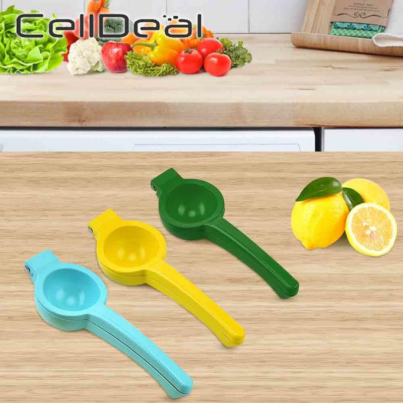 Алуминиева сплав Лимоноизстисквачка Ръчна двойна купа Лимон Лайм изстисквачка Ръчна портокалова цитрусова сокоизстисквачка Кухненски инструменти