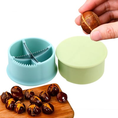 2 az 1-ben Nuts Sheller Chestnut Clip Diófogó Kezdőlap Fém Chestnut Sheller Diónyitó Vágó Hámozó Eszközök Konyhai tartozékok