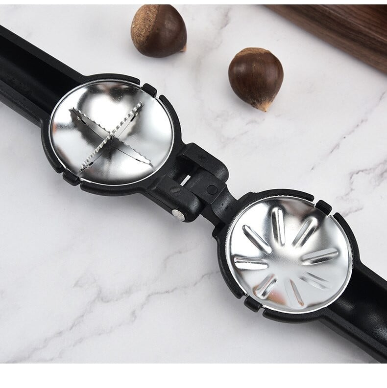 2 в 1 Nuts Sheller Chestnut Clip Орехови клещи Домашни метални Chestnut Sheller Отварачка за ядки Резачка Инструменти за черупки Кухненски аксесоари