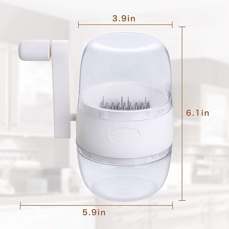 Ръчна манивела за смилане на ядки за ядки, орехи, пекани, кухненска машина за нарязване на ядки за приготвяне на топинги