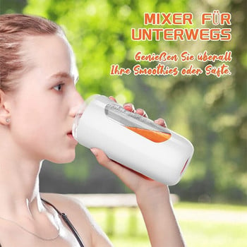 Mixer Smoothie Maker, Fresh Juice Blender Bottle for Shakes and Smoothies, Mini Smoothie Mixer To Go, 10 Oz Blender Mixer