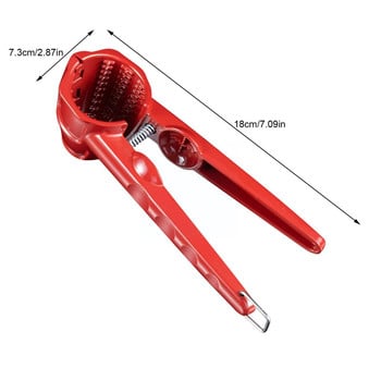 Nutcracker Sheller Clip Funnel Nut Cracker Устойчив на пръски Кухненски крекер Sheller Nutcracker Tool Преносима отварачка Орех Метал