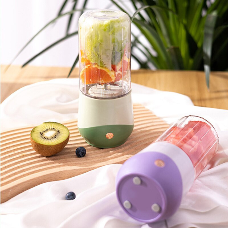 Преносима електрическа сокоизстисквачка Блендер Мултифункционален USB-C Миксер за плодове и зеленчуци Чаша за сокоизстисквачка Храна Млечен шейк Сокоизстисквачка
