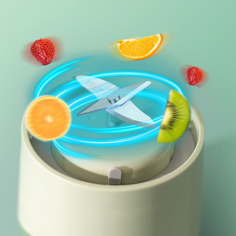 Преносима електрическа сокоизстисквачка Блендер Мултифункционален USB-C Миксер за плодове и зеленчуци Чаша за сокоизстисквачка Храна Млечен шейк Сокоизстисквачка