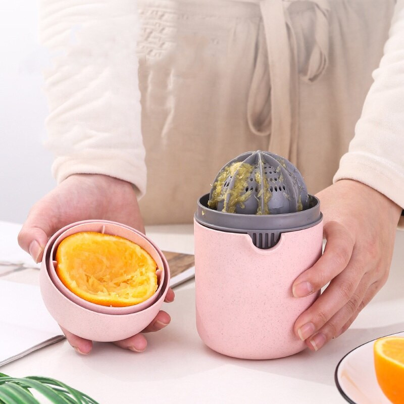 Ръчна чаша за изцеждане на сок Сокоизстисквачка за пшенична слама Мини преносима сокоизстисквачка Сокоизстисквачка за портокал Лимон Сокоизстисквачка Разширители