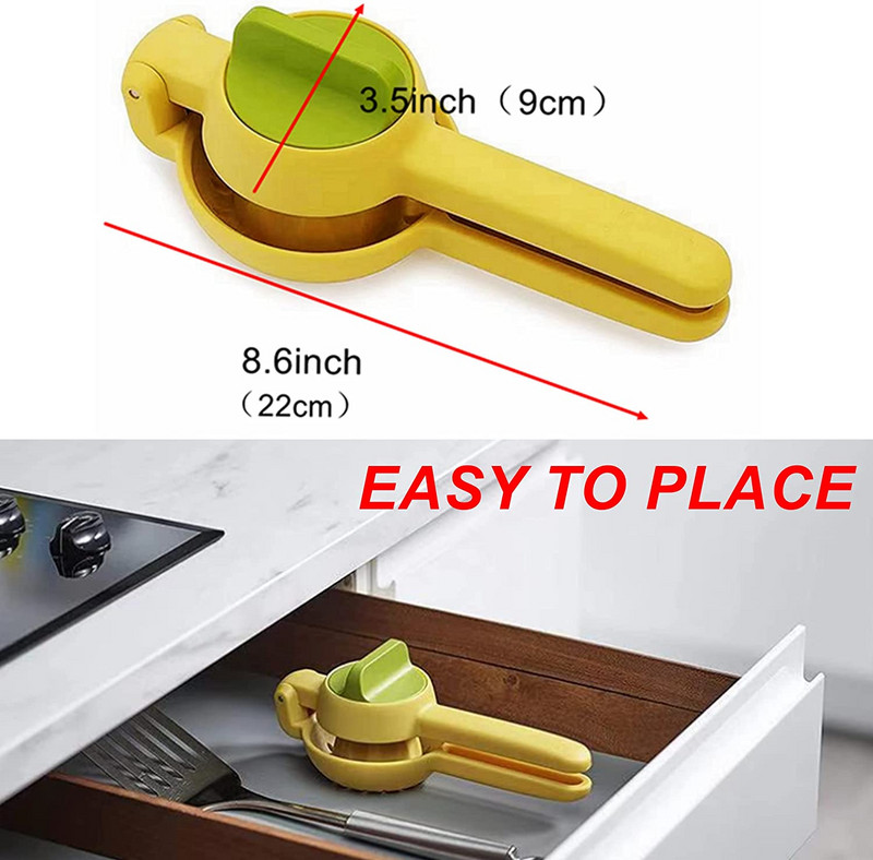 Ръчна сокоизстисквачка за лимон Лайм Изстисквачка за лимон Лесно изстискване Ръчен сок от цитрусови плодове