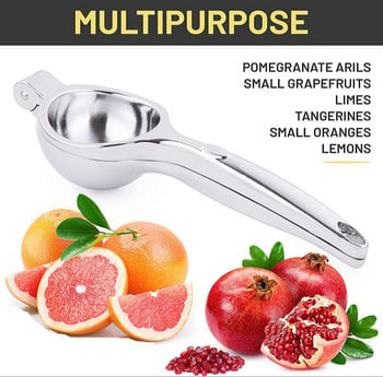 Κράμα ψευδαργύρου Lemon Squeezer Chrome Hand Manual Lemon Lime Squeezer & Metal Citrus Squeezer for Extracting Juices