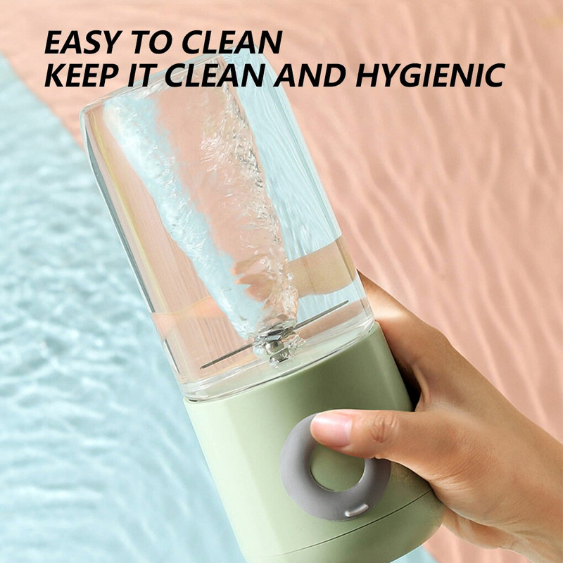 400 ml mini vaisių sulčiaspaudė belaidė rankinė sulčiaspaudė Įkraunama elektrinė virtuvės sulčiaspaudė 6 vnt. vaisių pjaustyklės Vaisių daržovių įrankis