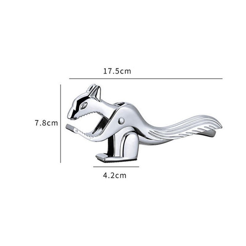 1 бр. Щипка за орех във формата на катерица Цинкова сплав Клещи за гайки Белачка Неплъзгаща се Издръжлива без усилие за кухненски аксесоари Притурка 2021 г. Ново