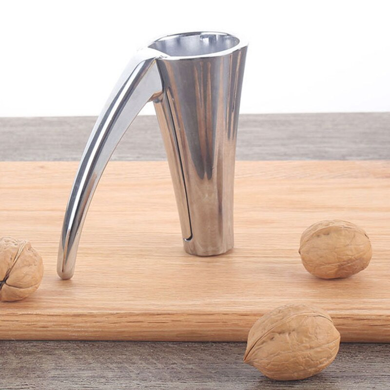 SHENHONG Цинкова сплав Пекан Крекер за ядки Орех Лешникотрошачка Бор Cascanueces Sheller Фуния Матирани дръжки Клещи Скоба Кухненски инструмент