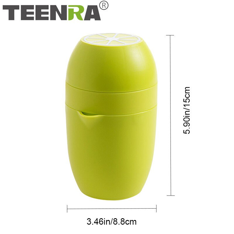 TEENRA Ručni sokovnik za limun Cjedilo za limun Ručni sokovnik Plastični sokovnik za limun Preša za voće Šalica za voće i povrće Alati